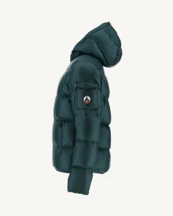 Doudoune A Capuche Grand Froid Vert Fonce Java*JOTT Clearance