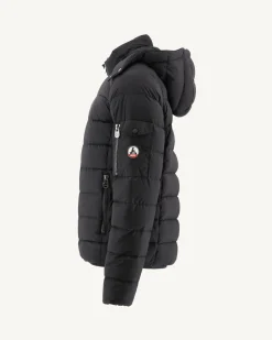 Doudoune A Capuche Grand Froid Noir Adrien*JOTT Cheap