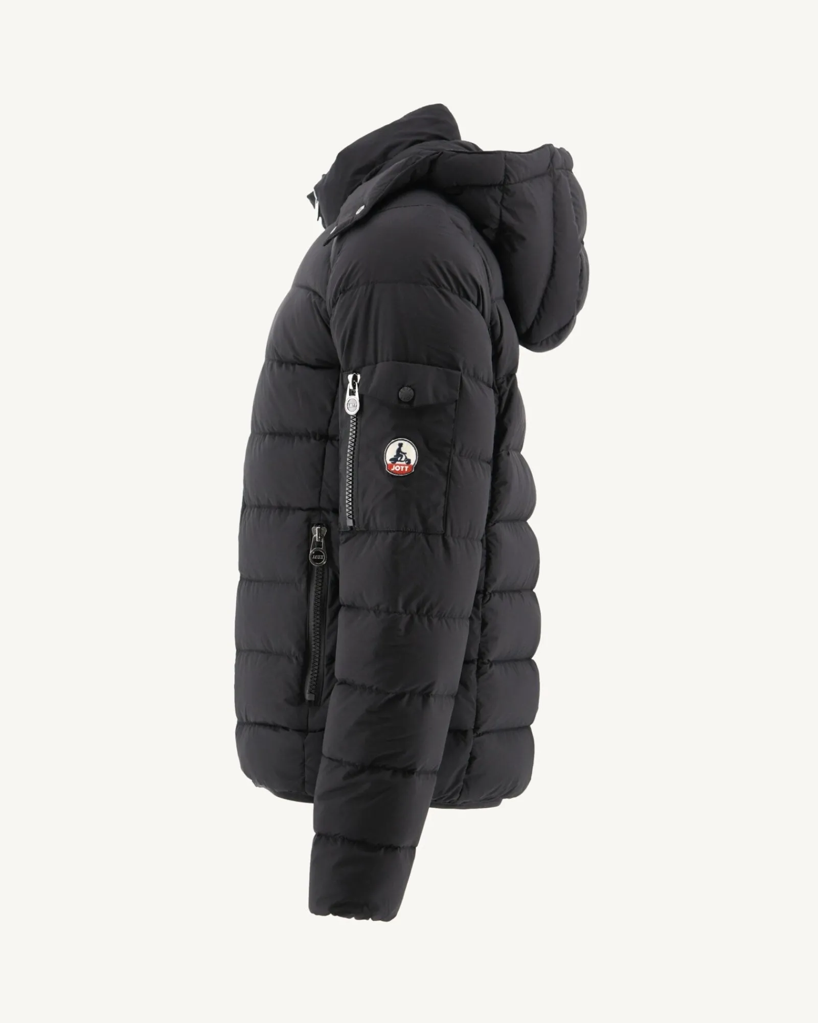 Doudoune A Capuche Grand Froid Noir Adrien*JOTT Cheap