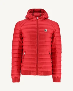 Doudoune A Capuche Rouge Colin*JOTT Clearance