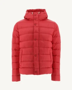 Doudoune A Capuche Rouge Jorge*JOTT Best Sale