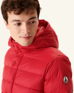 Doudoune A Capuche Rouge Jorge*JOTT Best Sale