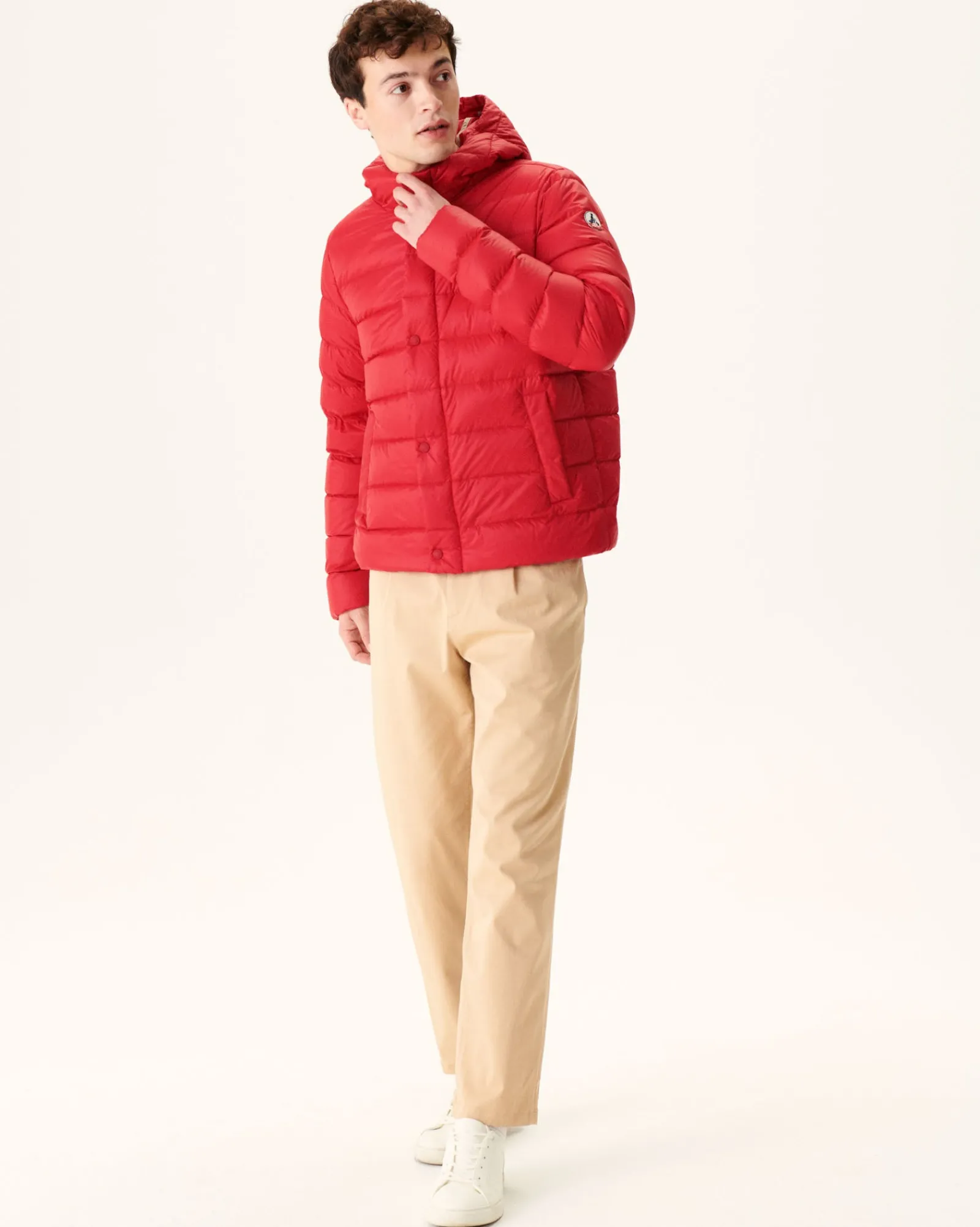 Doudoune A Capuche Rouge Jorge*JOTT Best Sale
