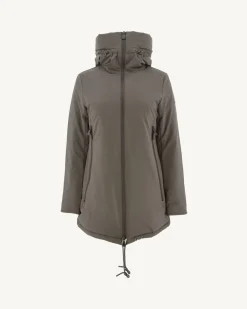 Doudoune A Capuche Taupe Siberie*JOTT Discount