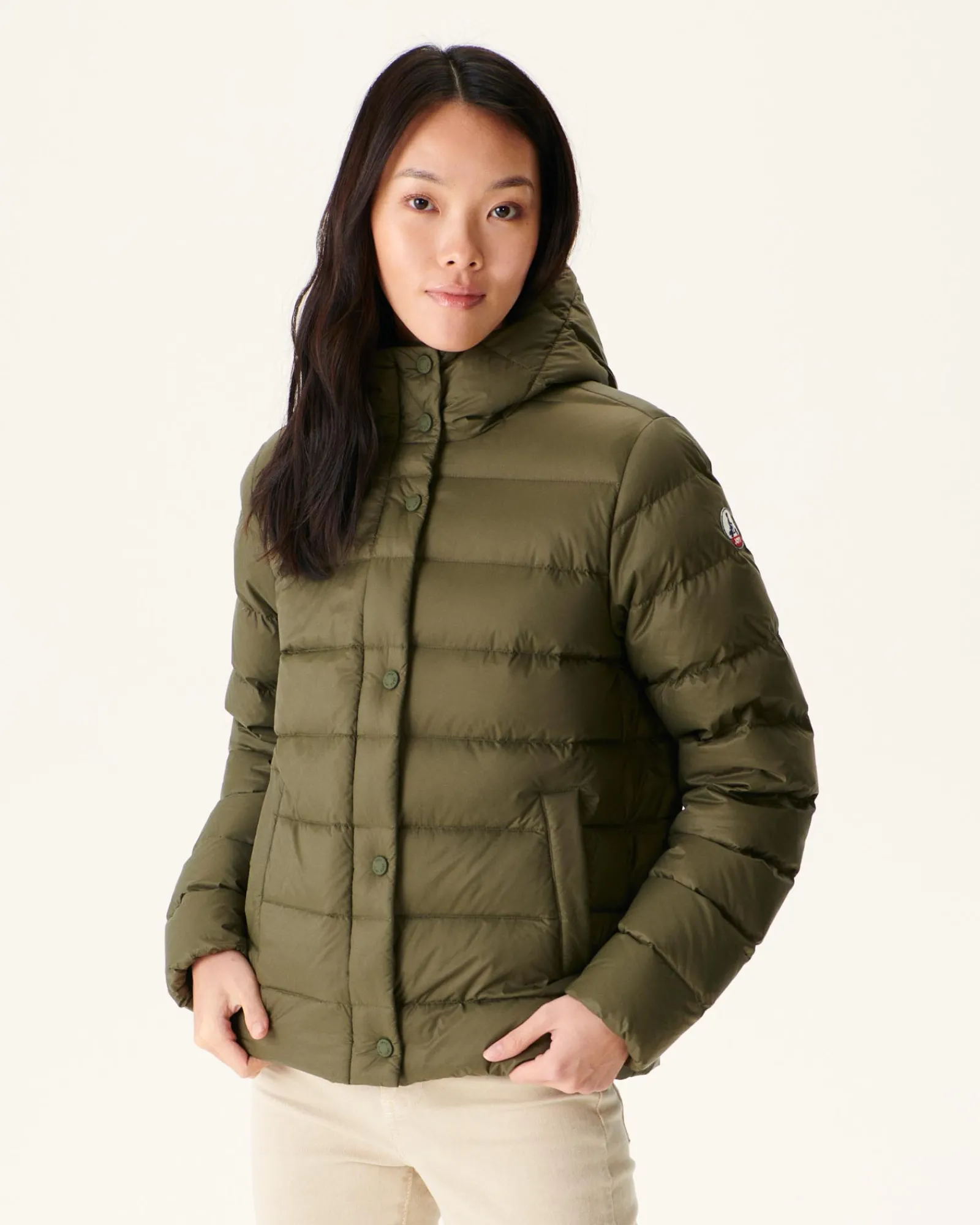 Doudoune Droite A Capuche Army Jane*JOTT Outlet