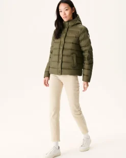 Doudoune Droite A Capuche Army Jane*JOTT Outlet