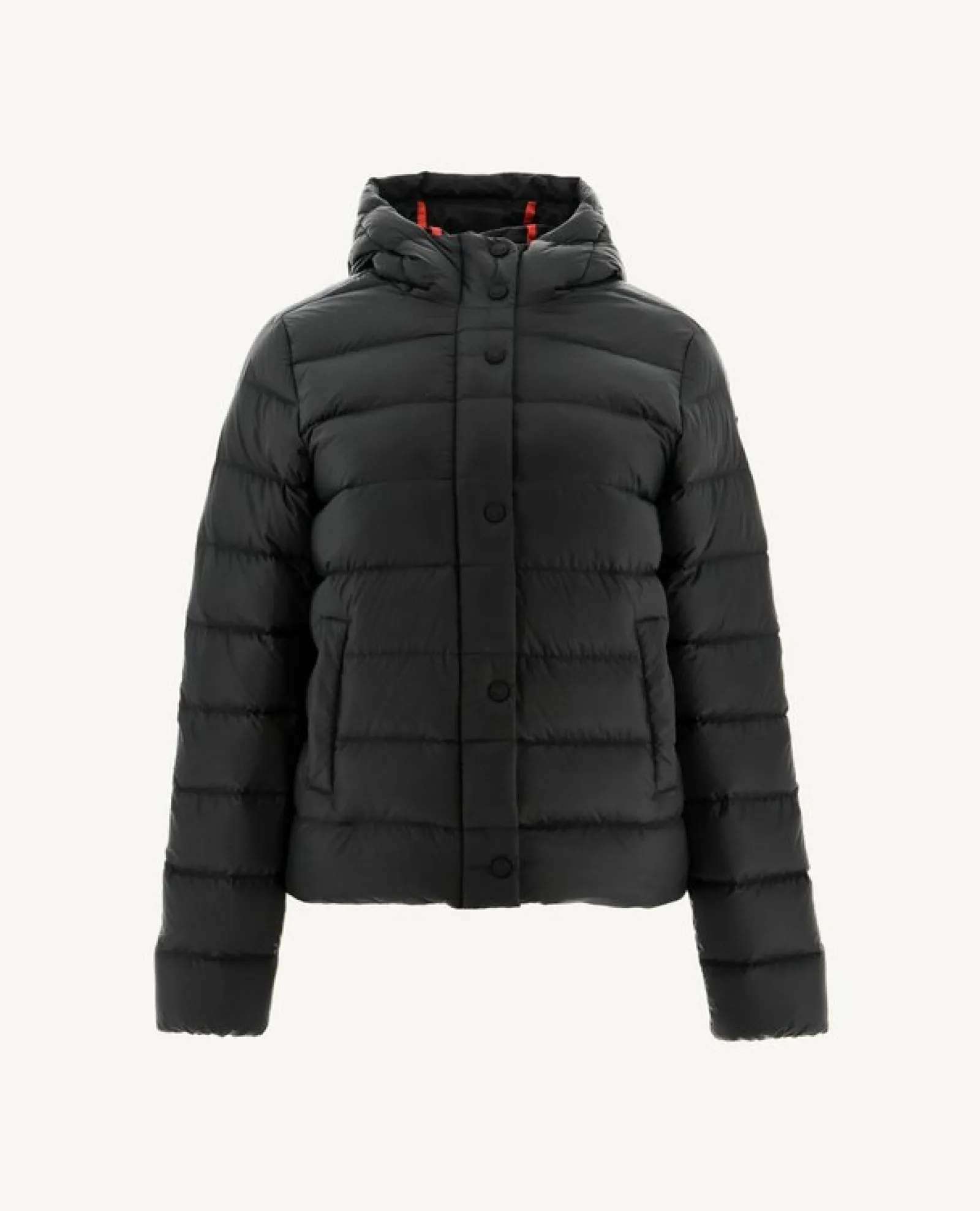 Doudoune Droite A Capuche Noir Jane*JOTT Clearance