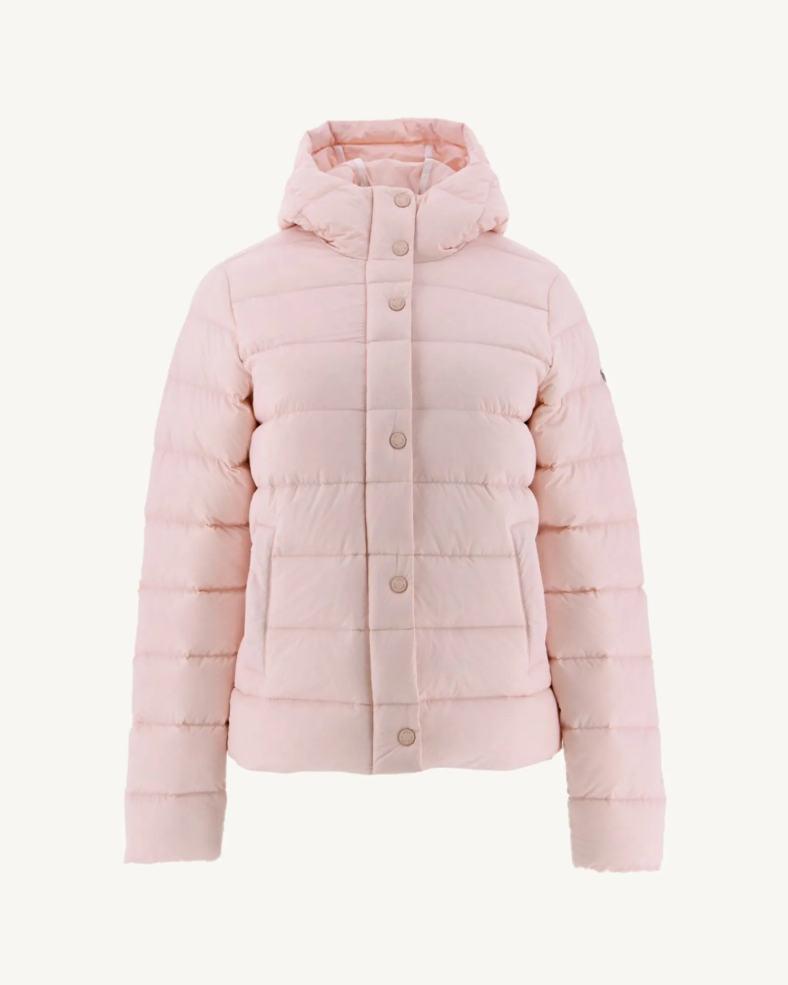 Doudoune Droite A Capuche Rose Clair Jane*JOTT Fashion