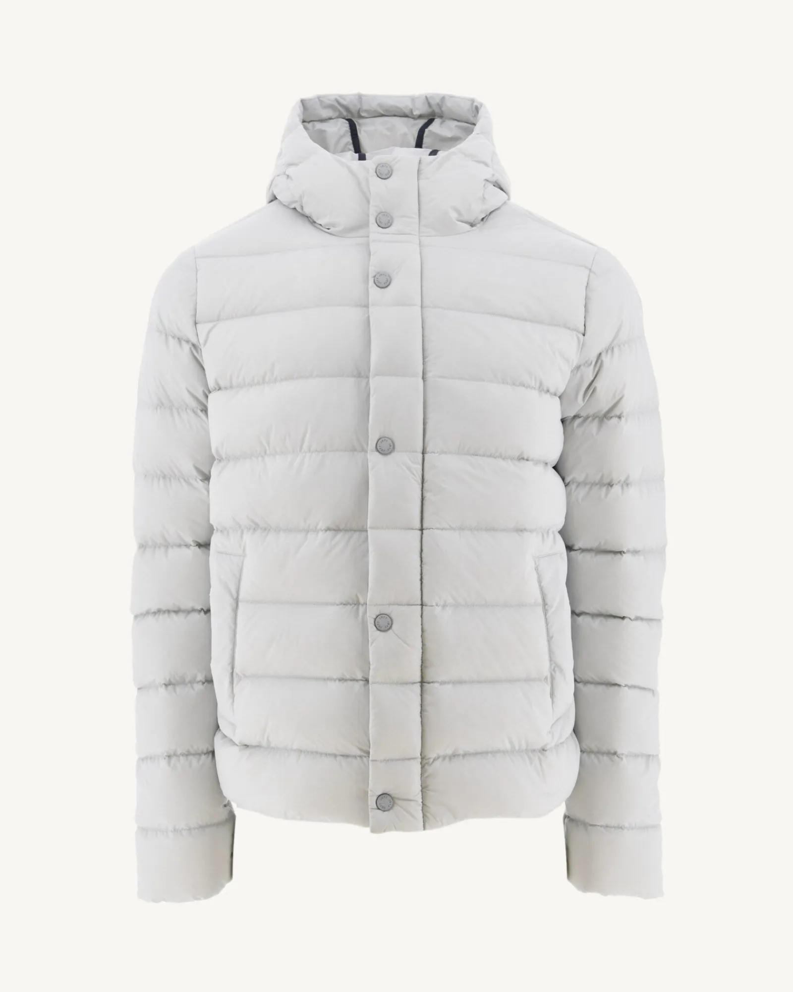 Doudoune Droite A Capuche Gris Clair Jane*JOTT Store