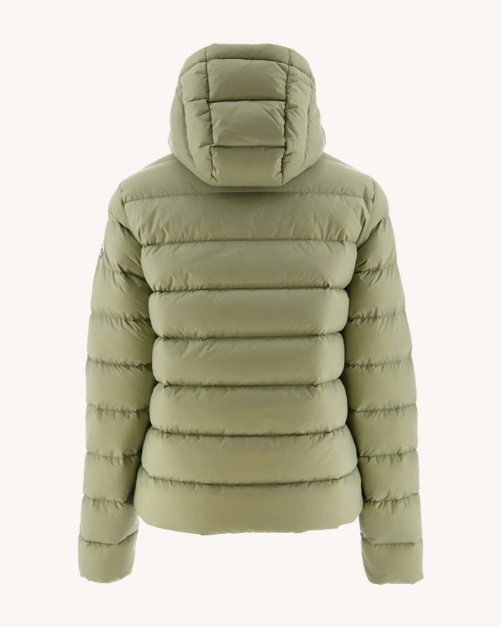 Doudoune Droite A Capuche Kaki Clair Jane*JOTT Fashion