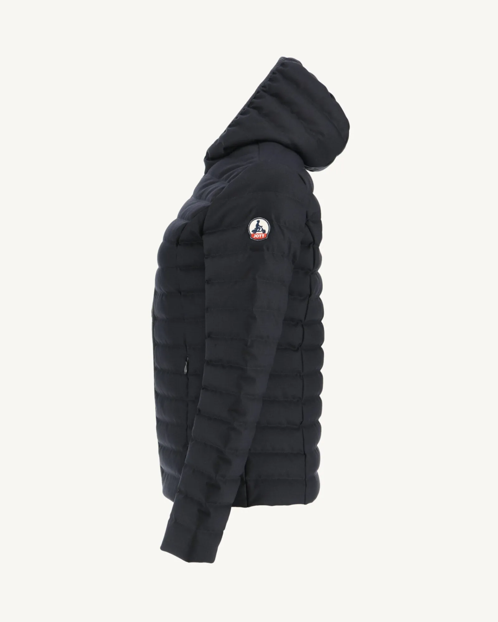 Doudoune En Laine A Capuche Marine Cloe*JOTT Shop