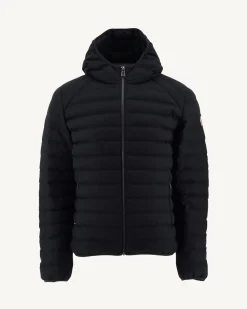Doudoune En Laine A Capuche Marine Nico*JOTT Clearance