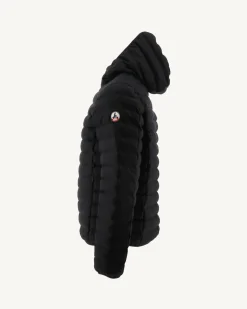Doudoune En Laine A Capuche Noir Nico*JOTT Flash Sale
