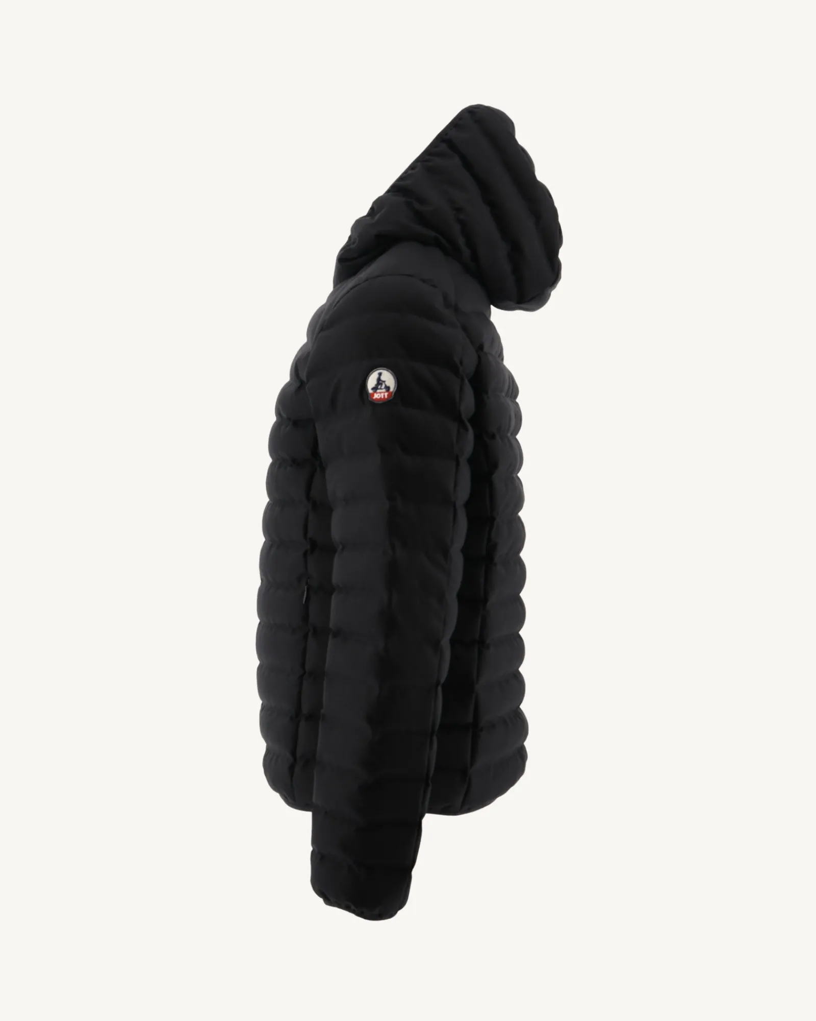 Doudoune En Laine A Capuche Noir Nico*JOTT Flash Sale