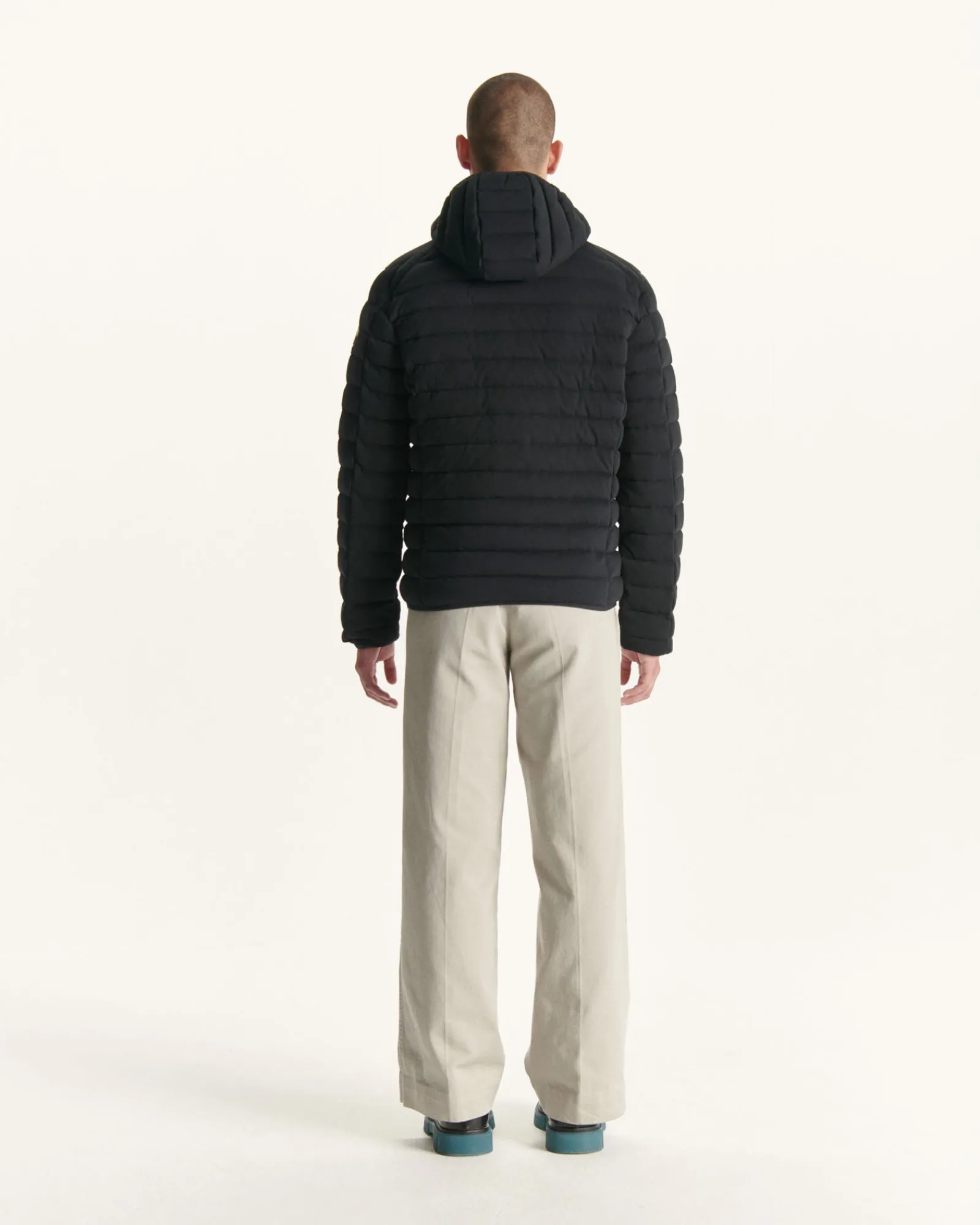 Doudoune Jersey A Capuche Noir Nico*JOTT Online