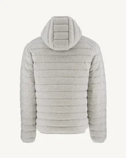 Doudoune Jersey A Capuche Gris Chine Nico*JOTT Online