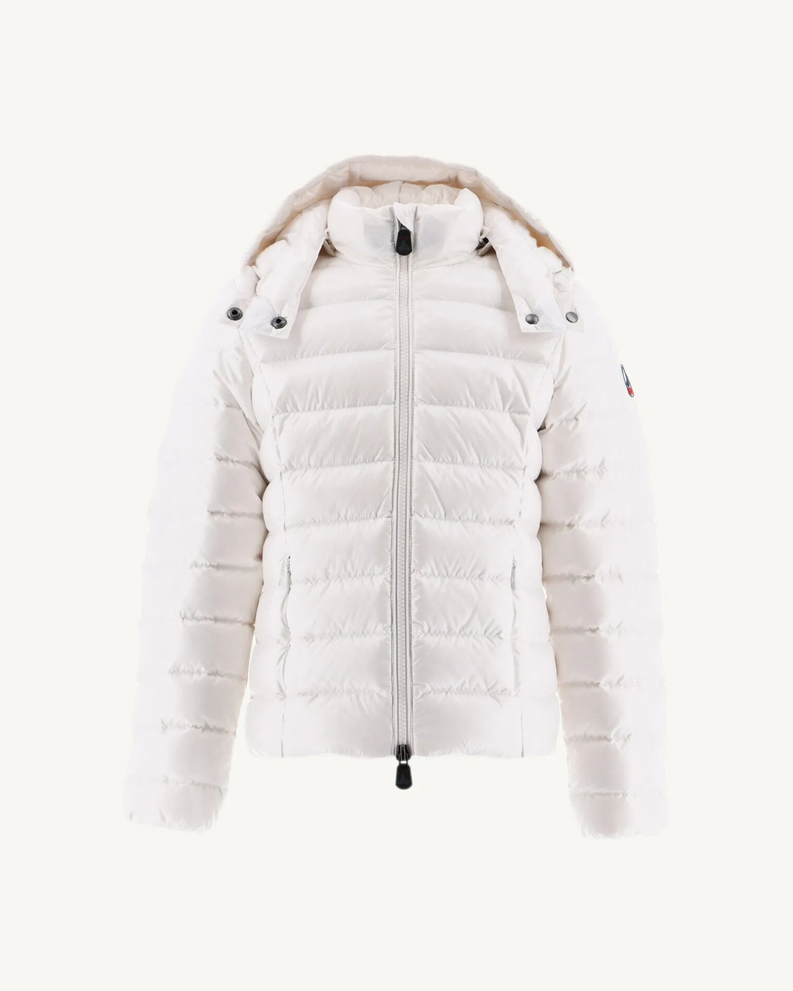 Doudoune Laquee A Capuche Enfant Grand Froid Blanc Opale*JOTT Hot