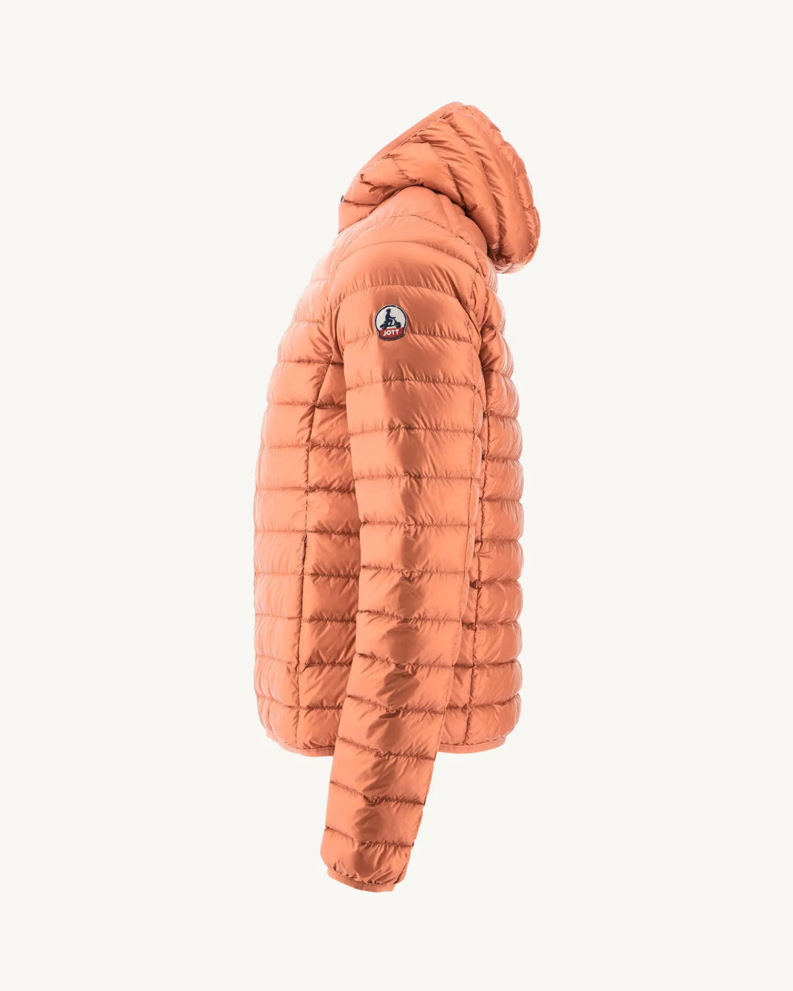 Doudoune Legere A Capuche Camel Nico*JOTT Store