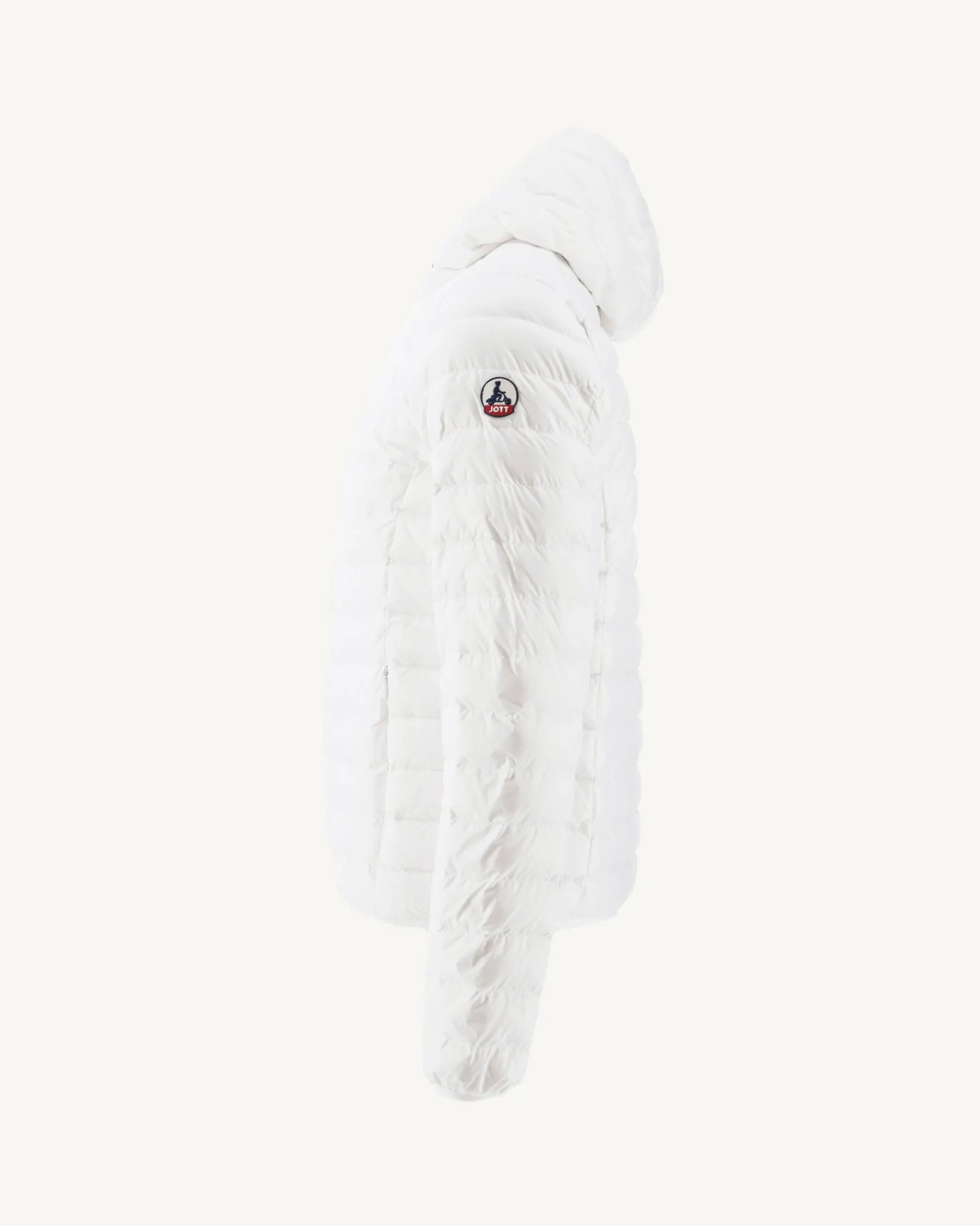 Doudoune Legere A Capuche Blanc Nico*JOTT Store