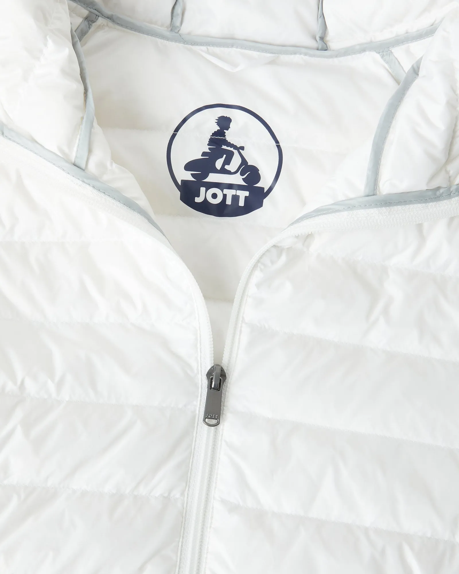 Doudoune Legere A Capuche Blanc Nico*JOTT Store