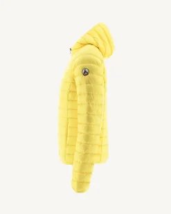 Doudoune Legere A Capuche Jaune Clair Nico*JOTT Online