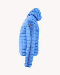 Doudoune Legere A Capuche Azur Nico*JOTT Sale