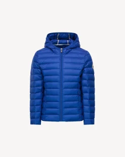 Doudoune Legere A Capuche Enfant Bleu Roi Carla*JOTT Cheap