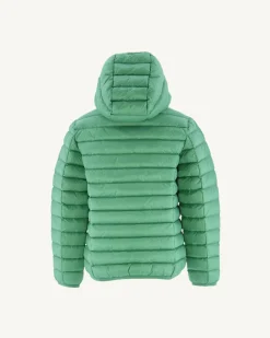 Doudoune Legere A Capuche Enfant Vert Hugo*JOTT New