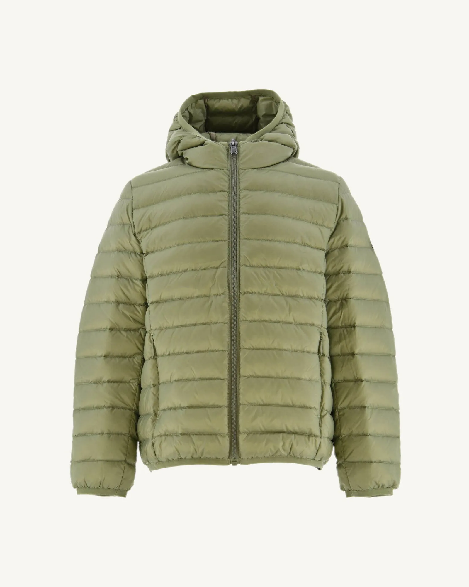Doudoune Legere A Capuche Enfant Kaki Clair Hugo*JOTT Fashion