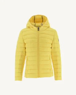 Doudoune Legere A Capuche Enfant Jaune Clair Carla*JOTT Shop