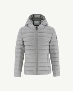 Doudoune Legere A Capuche Enfant Gris Clair Carla*JOTT Best Sale