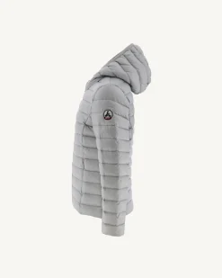 Doudoune Legere A Capuche Enfant Gris Clair Carla*JOTT Best Sale