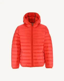Doudoune Legere A Capuche Enfant Rouge Vif Hugo*JOTT Best Sale