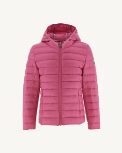 Doudoune Legere A Capuche Enfant Rose Intense Carla*JOTT Discount
