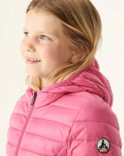 Doudoune Legere A Capuche Enfant Rose Intense Carla*JOTT Discount