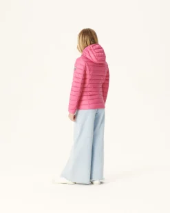 Doudoune Legere A Capuche Enfant Rose Intense Carla*JOTT Discount
