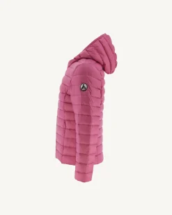 Doudoune Legere A Capuche Enfant Rose Intense Carla*JOTT Discount