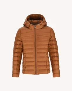 Doudoune Legere A Capuche Enfant Caramel Carla*JOTT Hot