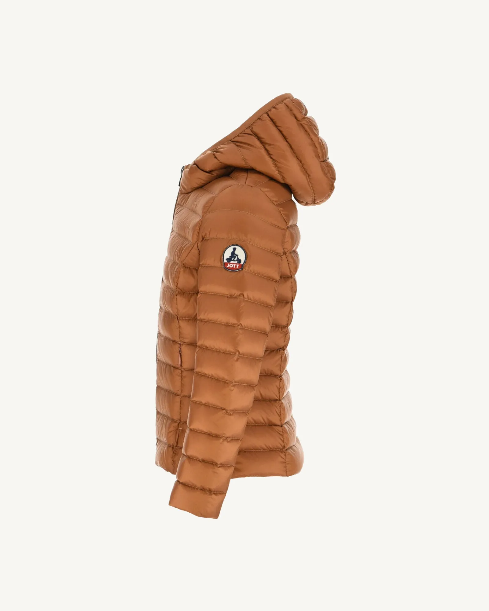 Doudoune Legere A Capuche Enfant Caramel Carla*JOTT Hot
