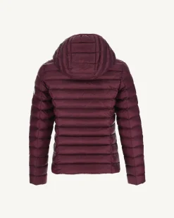 Doudoune Legere A Capuche Enfant Aubergine Carla*JOTT Clearance