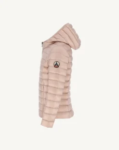 Doudoune Legere A Capuche Enfant Rose Pale Carla*JOTT Shop