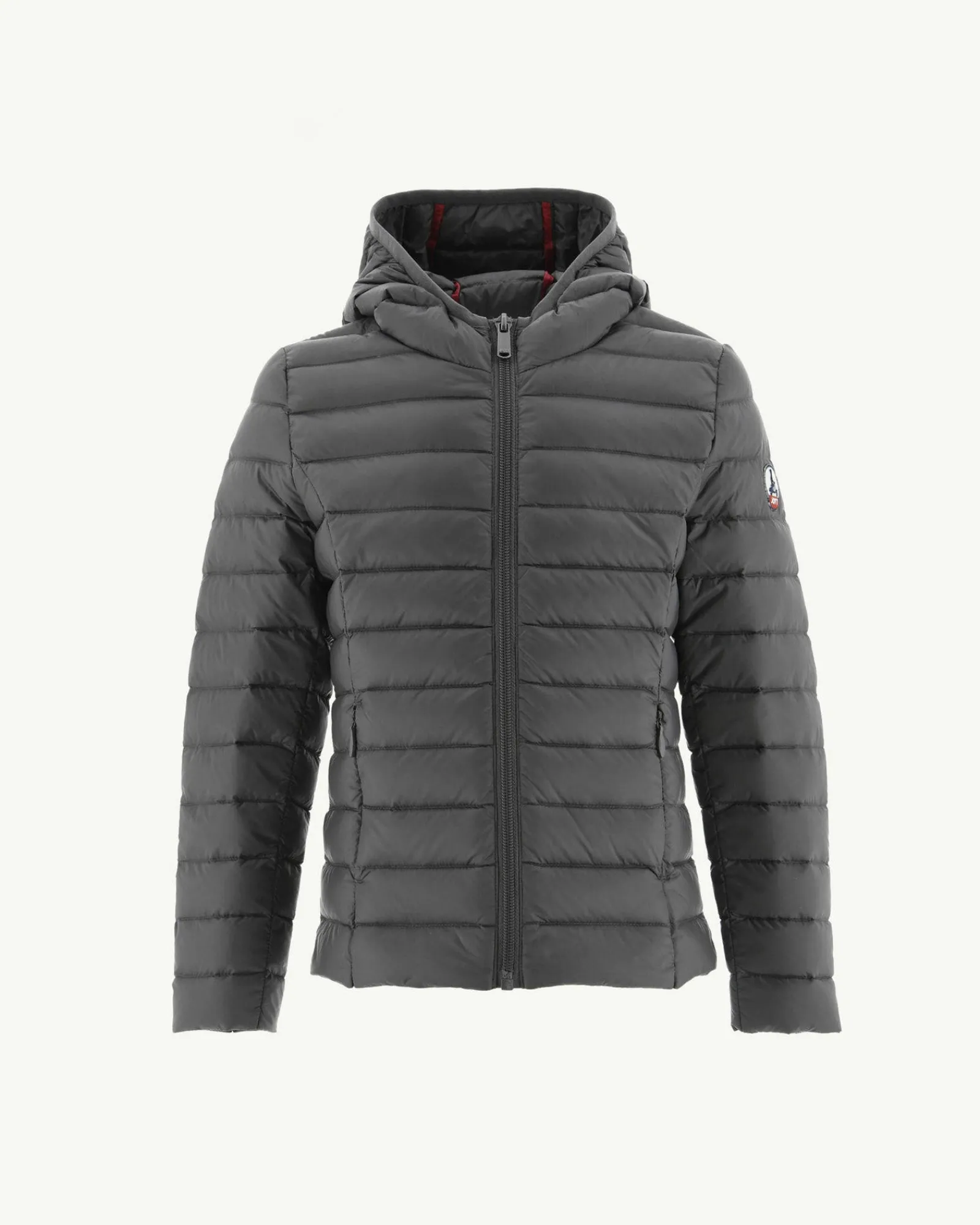 Doudoune Legere A Capuche Enfant Anthracite Carla*JOTT Clearance