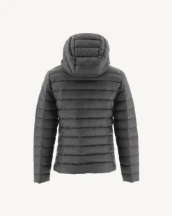 Doudoune Legere A Capuche Enfant Anthracite Carla*JOTT Clearance