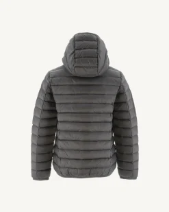 Doudoune Legere A Capuche Enfant Anthracite Hugo*JOTT Online