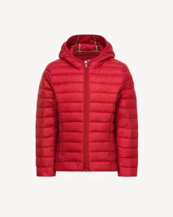 Doudoune Legere A Capuche Enfant Rouge Carla*JOTT Cheap