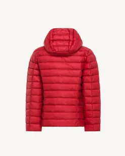 Doudoune Legere A Capuche Enfant Rouge Carla*JOTT Cheap