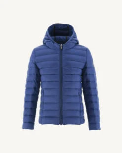 Doudoune Legere A Capuche Enfant Dark Denim Carla*JOTT Fashion