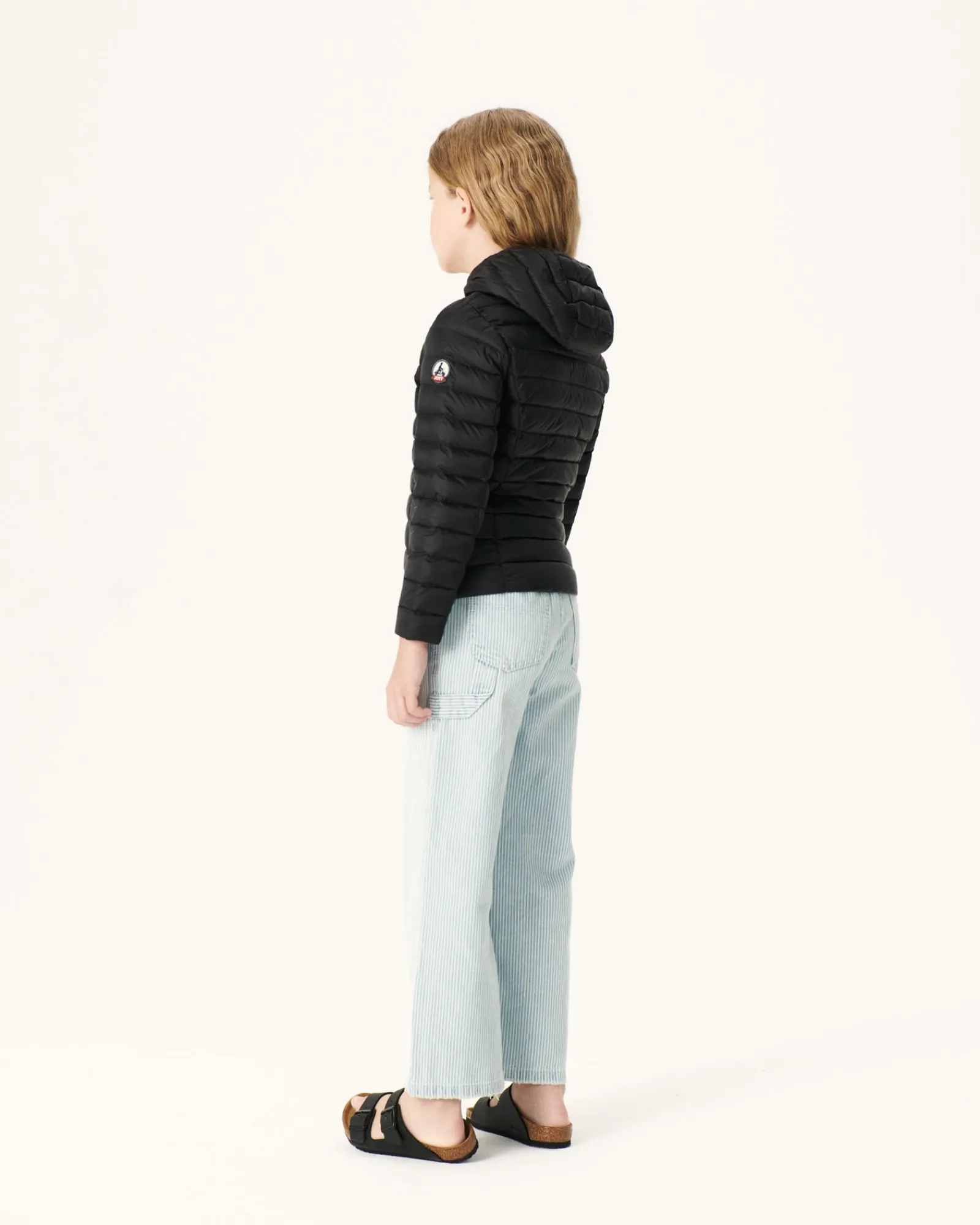 Doudoune Legere A Capuche Enfant Noir Carla*JOTT Best