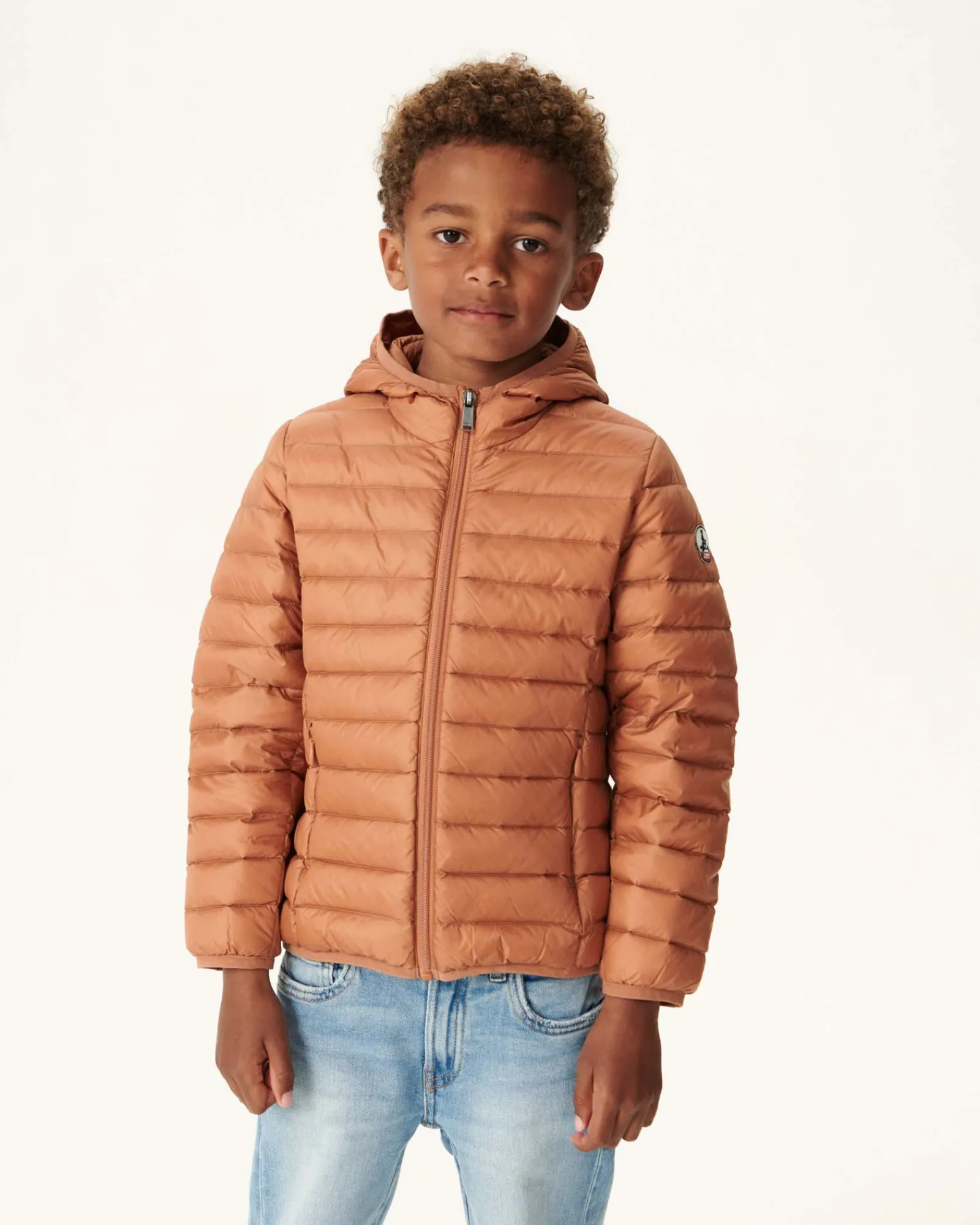 Doudoune Legere A Capuche Enfant Camel Hugo*JOTT Hot