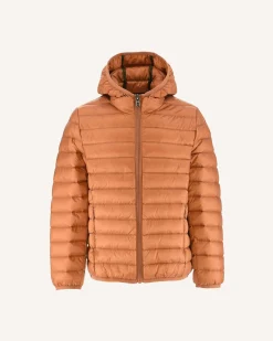 Doudoune Legere A Capuche Enfant Camel Hugo*JOTT Hot